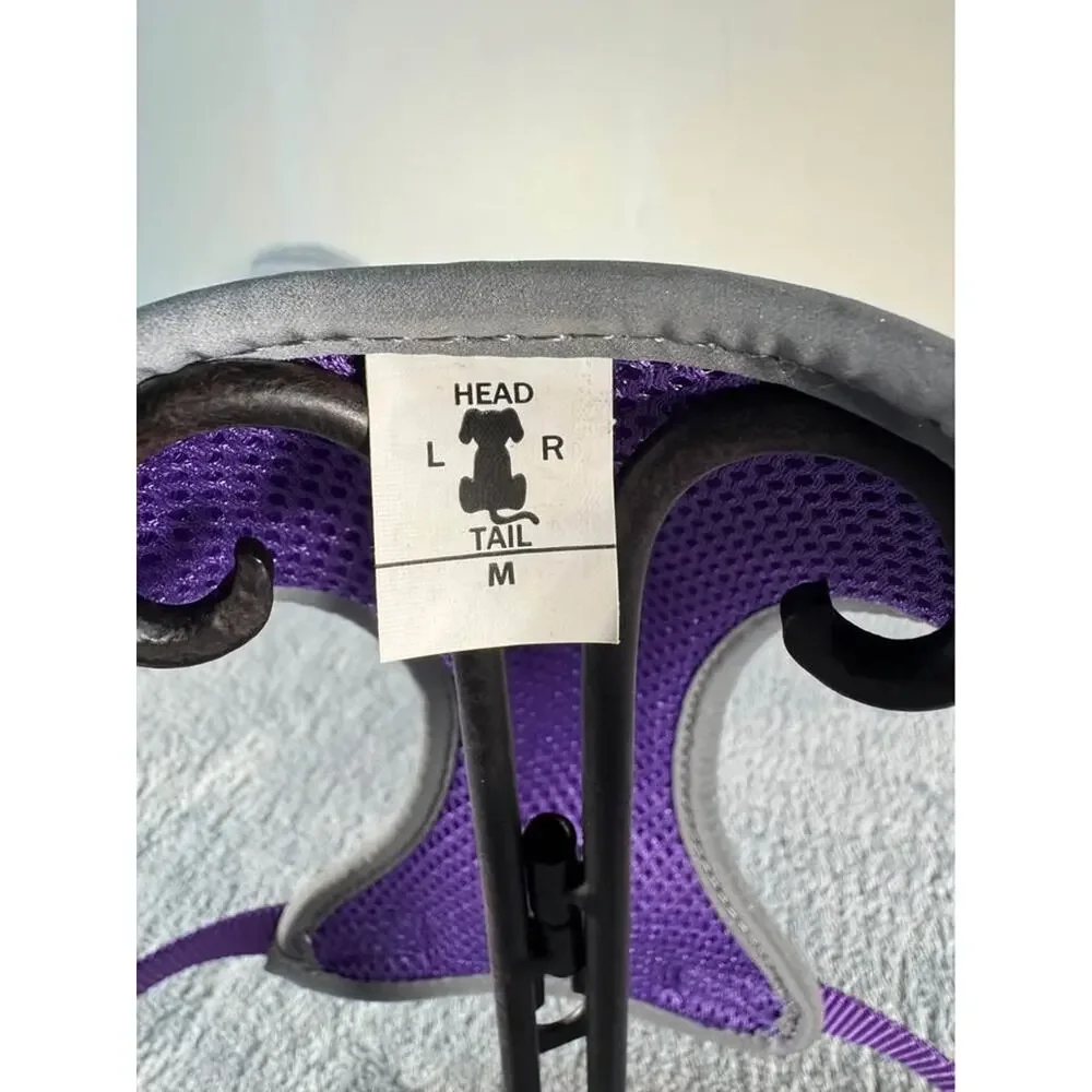 🐶NEW W/O tags- Coastal purple dog harness size MEDIUM
